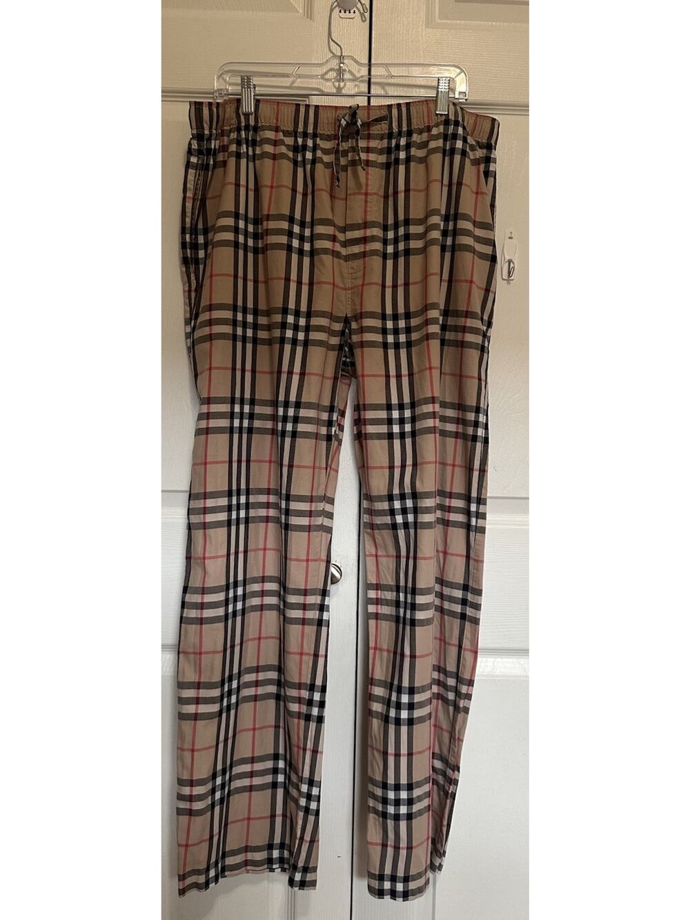 Burberry Body Pajama Pants XL Classic Nova Check 100% Cotton Lounge Sleepwear